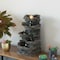 Gardenised Decorative 4 Tier Rock Look Water Fountain with LED Rolling Glow Ball for Home and Garden QI004590 - alternate 8